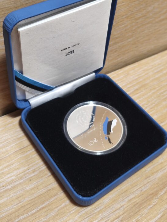 10 eurot hõbe 2018 Eesti Vabariik 100  EV100