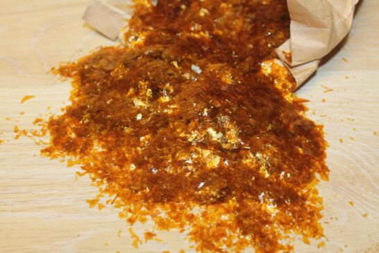 Shellak orange lakk helbed  100gr