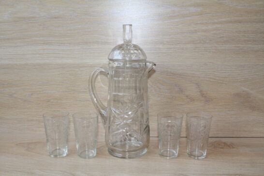 Tarbeklaas kann + klaasid 1950-nendad