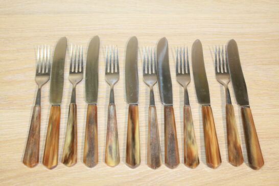 Solingen nuga + kahvel 6+6 kompl.